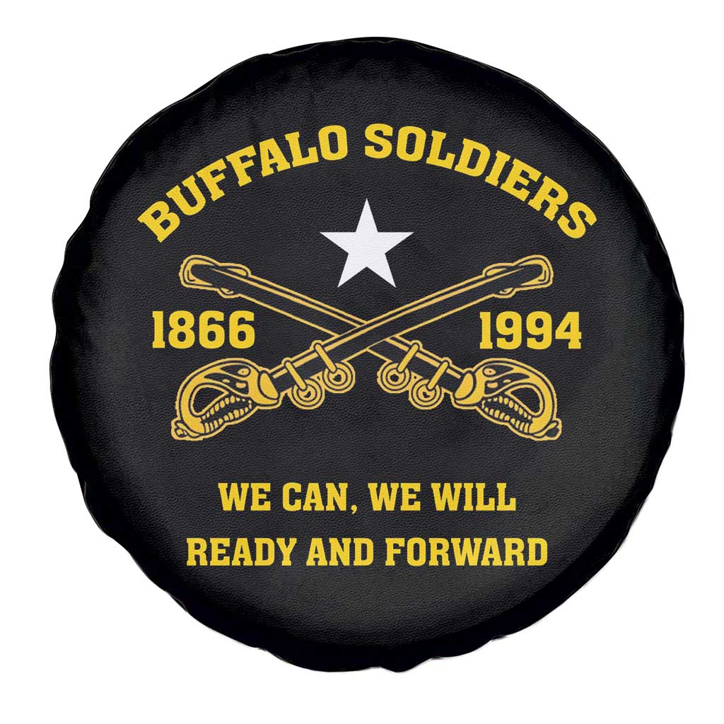 Buffalo Soldier Spare Tire Cover We Can We Will Ready And Forward - Wonder Print Shop
