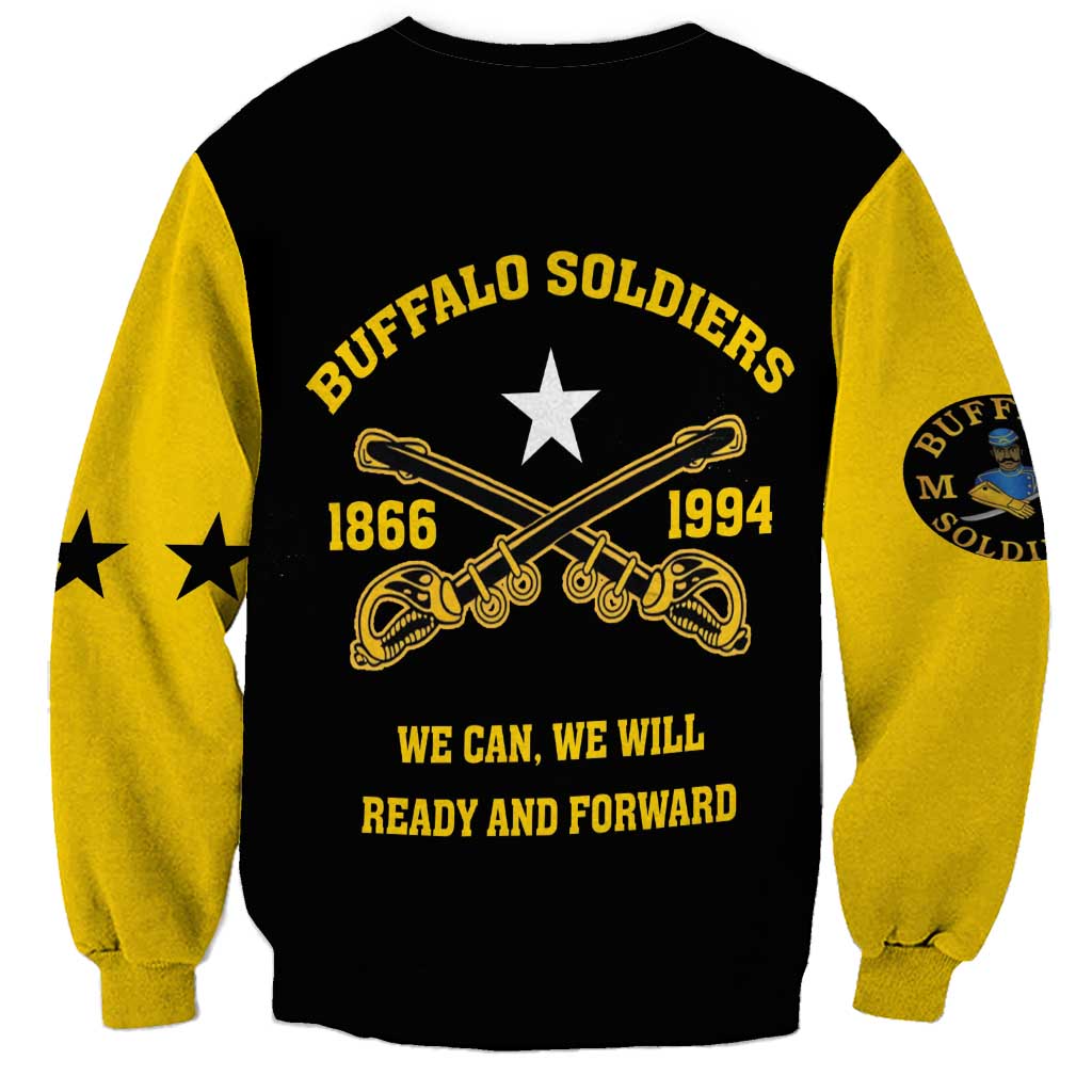 Personalized Buffalo Soldier Sweatshirt We Can We Will Ready And Forward - Wonder Print Shop