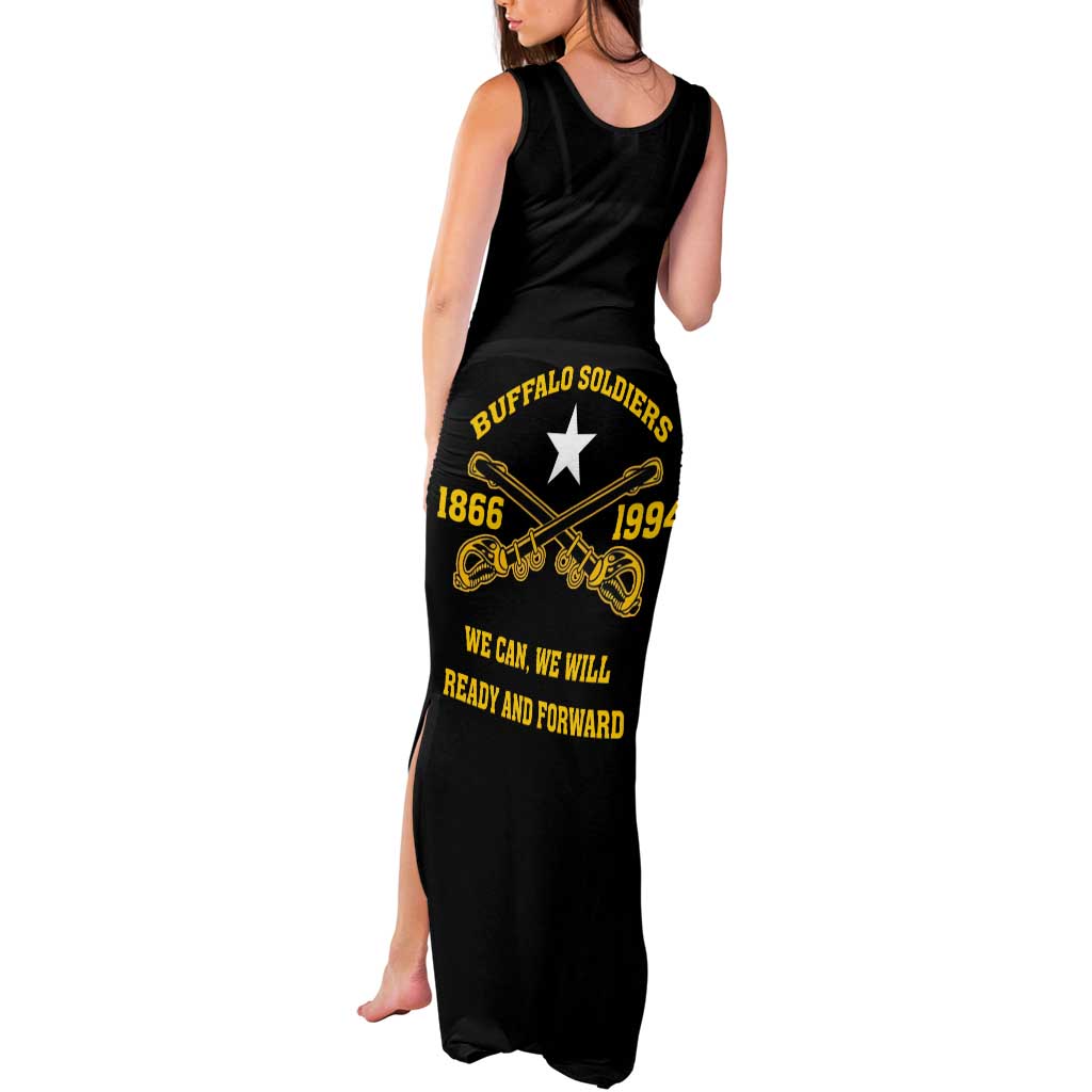 Personalized Buffalo Soldier Tank Maxi Dress We Can We Will Ready And Forward - Wonder Print Shop