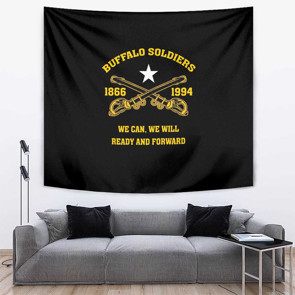 Buffalo Soldier Tapestry We Can We Will Ready And Forward - Wonder Print Shop