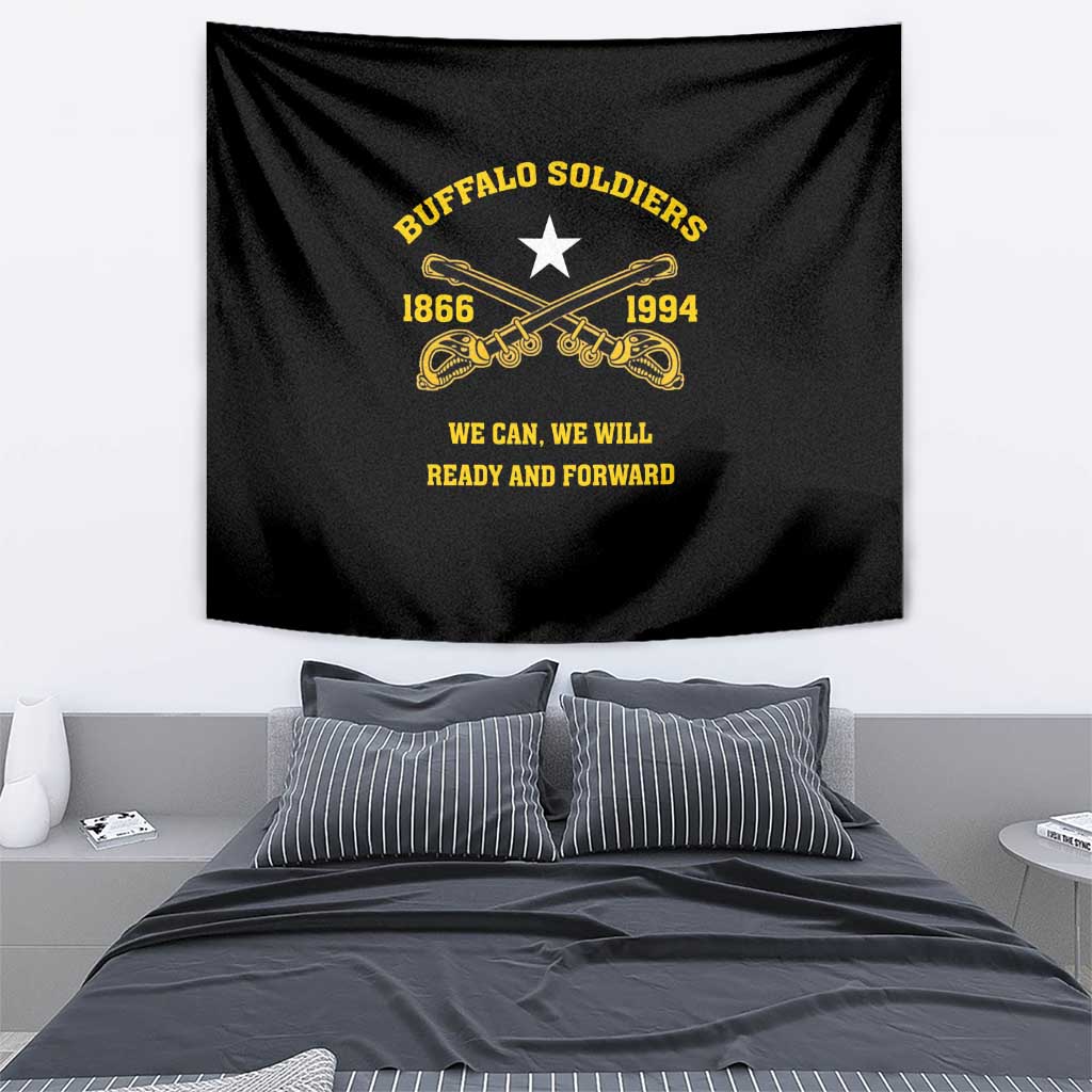 Buffalo Soldier Tapestry We Can We Will Ready And Forward - Wonder Print Shop