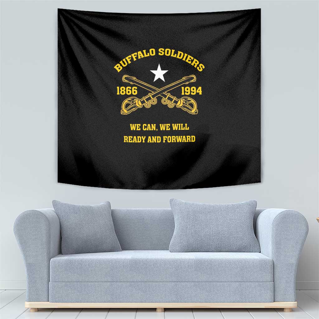 Buffalo Soldier Tapestry We Can We Will Ready And Forward - Wonder Print Shop