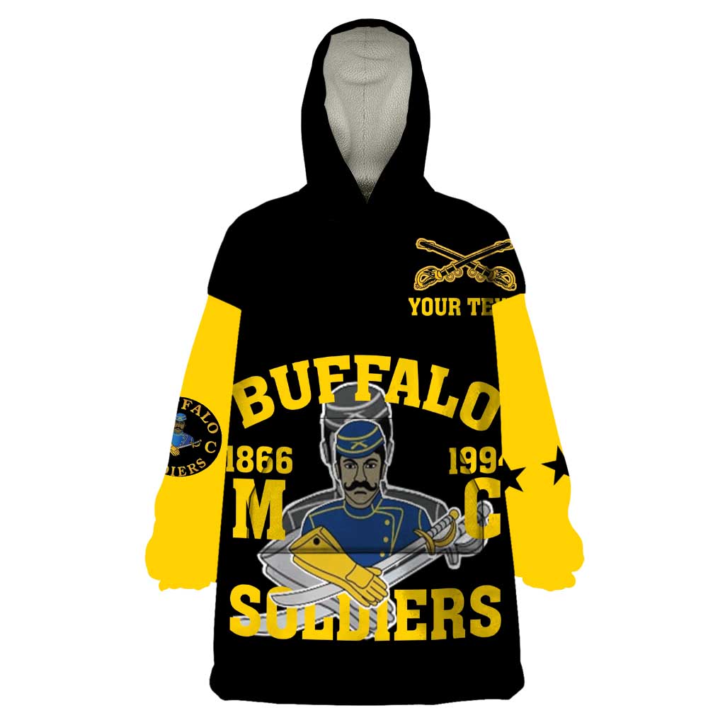 Personalized Buffalo Soldier Wearable Blanket Hoodie We Can We Will Ready And Forward - Wonder Print Shop