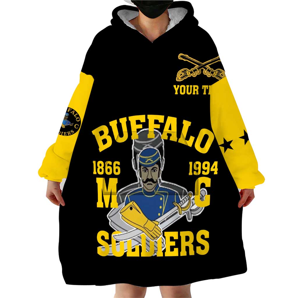 Personalized Buffalo Soldier Wearable Blanket Hoodie We Can We Will Ready And Forward - Wonder Print Shop
