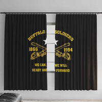 Buffalo Soldier Window Curtain We Can We Will Ready And Forward - Wonder Print Shop