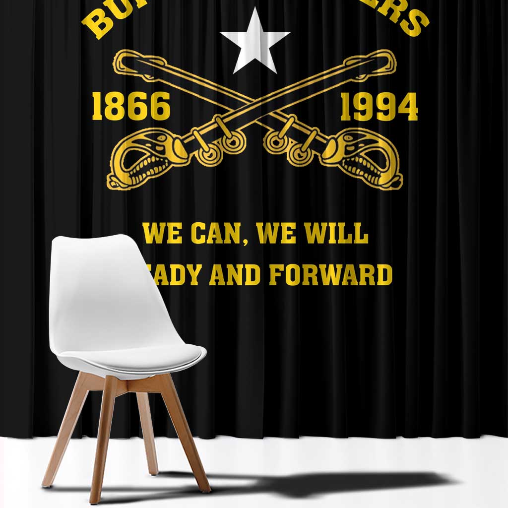 Buffalo Soldier Window Curtain We Can We Will Ready And Forward - Wonder Print Shop