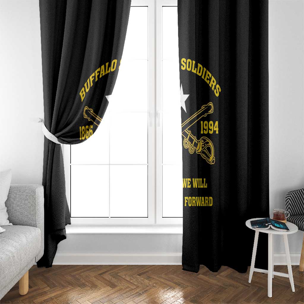 Buffalo Soldier Window Curtain We Can We Will Ready And Forward - Wonder Print Shop