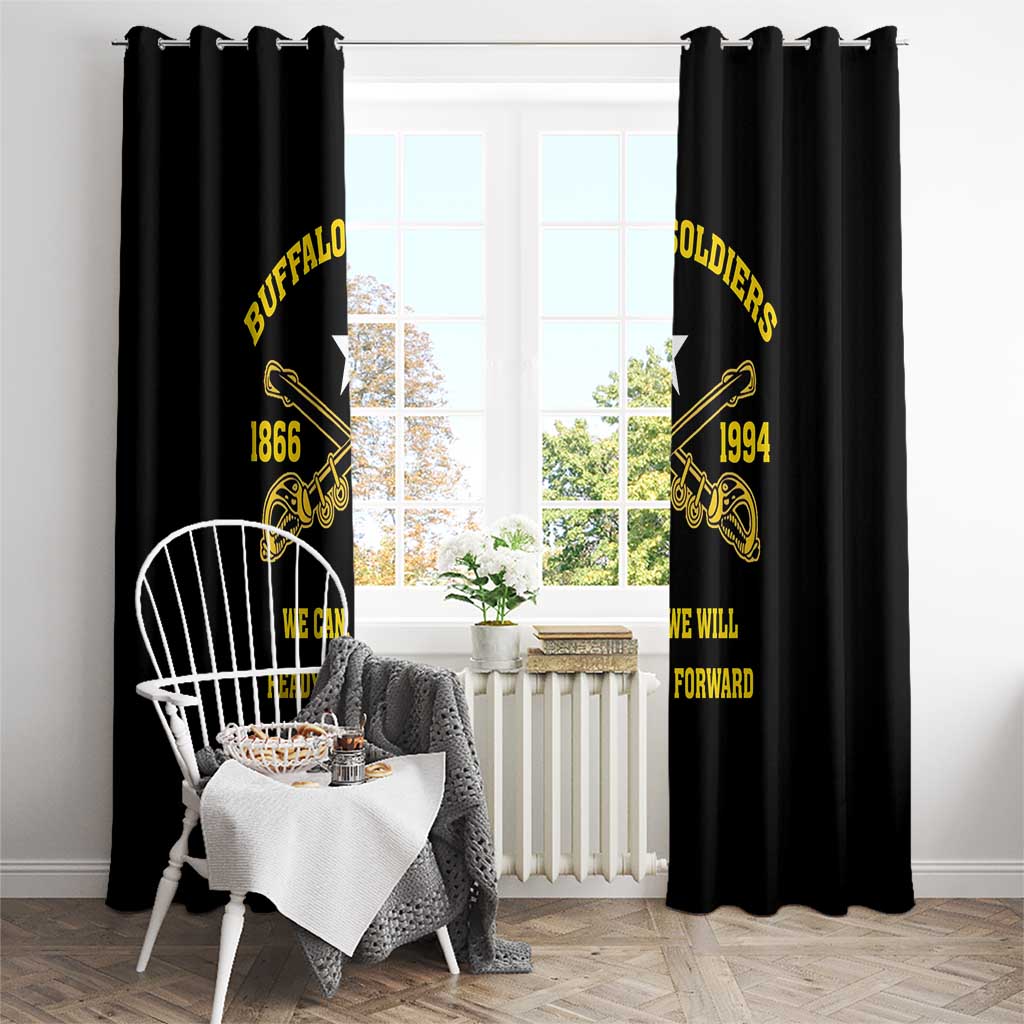 Buffalo Soldier Window Curtain We Can We Will Ready And Forward - Wonder Print Shop