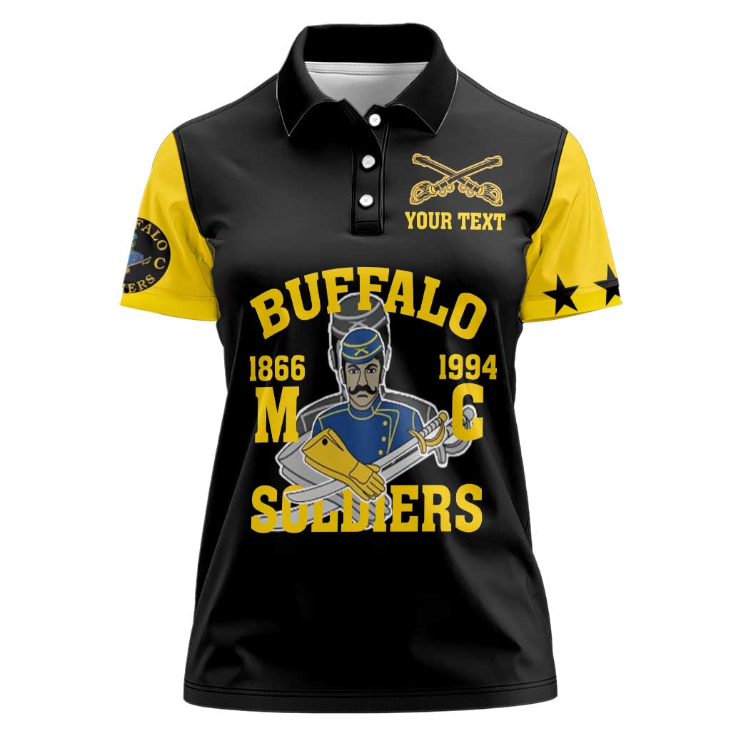 Personalized Buffalo Soldier Women Polo Shirt We Can We Will Ready And Forward - Wonder Print Shop