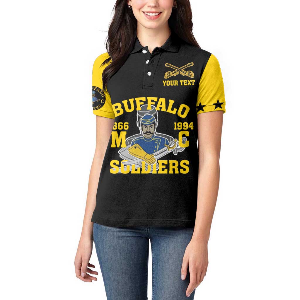 Personalized Buffalo Soldier Women Polo Shirt We Can We Will Ready And Forward - Wonder Print Shop