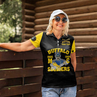 Personalized Buffalo Soldier Women Polo Shirt We Can We Will Ready And Forward - Wonder Print Shop