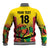 Custom Guyana Football Baseball Jacket Golden Jaguars Spirit - Yellow - Wonder Print Shop