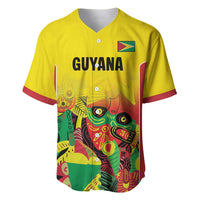 Custom Guyana Football Baseball Jersey Golden Jaguars Spirit - Yellow - Wonder Print Shop