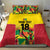 Custom Guyana Football Bedding Set Golden Jaguars Spirit - Yellow - Wonder Print Shop