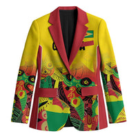 Custom Guyana Football Blazer Golden Jaguars Spirit - Yellow - Wonder Print Shop