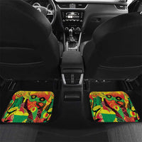 Custom Guyana Football Car Mats Golden Jaguars Spirit - Yellow - Wonder Print Shop