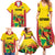 Custom Guyana Football Family Matching Summer Maxi Dress and Hawaiian Shirt Golden Jaguars Spirit - Yellow - Wonder Print Shop