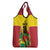 Custom Guyana Football Grocery Bag Golden Jaguars Spirit - Yellow - Wonder Print Shop