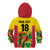 Custom Guyana Football Kid Hoodie Golden Jaguars Spirit - Yellow - Wonder Print Shop