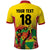 Custom Guyana Football Polo Shirt Golden Jaguars Spirit - Yellow - Wonder Print Shop