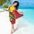 Custom Guyana Football Sarong Golden Jaguars Spirit - Yellow - Wonder Print Shop