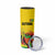 Custom Guyana Football Skinny Tumbler Golden Jaguars Spirit - Yellow - Wonder Print Shop