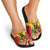 Custom Guyana Football Slide Sandals Golden Jaguars Spirit - Yellow - Wonder Print Shop