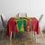 Custom Guyana Football Tablecloth Golden Jaguars Spirit - Yellow - Wonder Print Shop