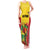 Custom Guyana Football Tank Maxi Dress Golden Jaguars Spirit - Yellow - Wonder Print Shop