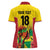 Custom Guyana Football Women Polo Shirt Golden Jaguars Spirit - Yellow - Wonder Print Shop