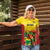 Custom Guyana Football Women Polo Shirt Golden Jaguars Spirit - Yellow - Wonder Print Shop