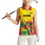 Custom Guyana Football Women Sleeveless Polo Shirt Golden Jaguars Spirit - Yellow - Wonder Print Shop
