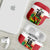 Custom Guyana Football AirPods Case Golden Jaguars Spirit - White - Wonder Print Shop