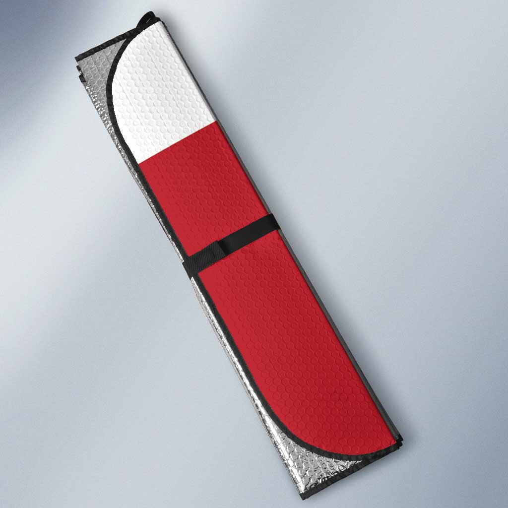 Custom Guyana Football Auto Sun Shade Golden Jaguars Spirit - White - Wonder Print Shop