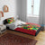 Custom Guyana Football Bedding Set Golden Jaguars Spirit - White - Wonder Print Shop