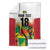 Custom Guyana Football Blanket Golden Jaguars Spirit - White - Wonder Print Shop