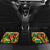 Custom Guyana Football Car Mats Golden Jaguars Spirit - White - Wonder Print Shop