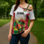 Custom Guyana Football Cross Shoulder Shirt Golden Jaguars Spirit - White - Wonder Print Shop