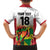 Custom Guyana Football Family Matching Long Sleeve Bodycon Dress and Hawaiian Shirt Golden Jaguars Spirit - White - Wonder Print Shop