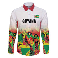 Custom Guyana Football Family Matching Mermaid Dress and Hawaiian Shirt Golden Jaguars Spirit - White - Wonder Print Shop