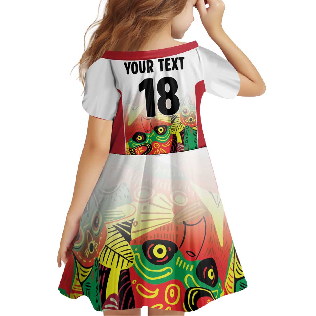 Custom Guyana Football Family Matching Off Shoulder Maxi Dress and Hawaiian Shirt Golden Jaguars Spirit - White - Wonder Print Shop