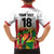 Custom Guyana Football Family Matching Short Sleeve Bodycon Dress and Hawaiian Shirt Golden Jaguars Spirit - White - Wonder Print Shop