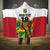 Custom Guyana Football Hooded Blanket Golden Jaguars Spirit - White - Wonder Print Shop
