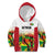 Custom Guyana Football Kid Hoodie Golden Jaguars Spirit - White - Wonder Print Shop