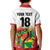 Custom Guyana Football Kid Polo Shirt Golden Jaguars Spirit - White - Wonder Print Shop