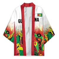 Custom Guyana Football Kimono Golden Jaguars Spirit - White - Wonder Print Shop