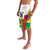 Custom Guyana Football Lavalava Golden Jaguars Spirit - White - Wonder Print Shop