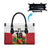 Custom Guyana Football Leather Bag Golden Jaguars Spirit - White - Wonder Print Shop