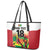 Custom Guyana Football Leather Tote Bag Golden Jaguars Spirit - White - Wonder Print Shop