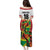 Custom Guyana Football Puletasi Golden Jaguars Spirit - White - Wonder Print Shop